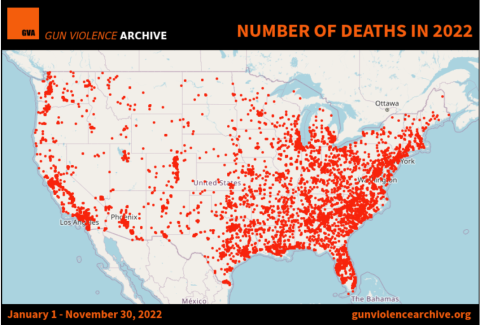 Gun violence in the US 2022